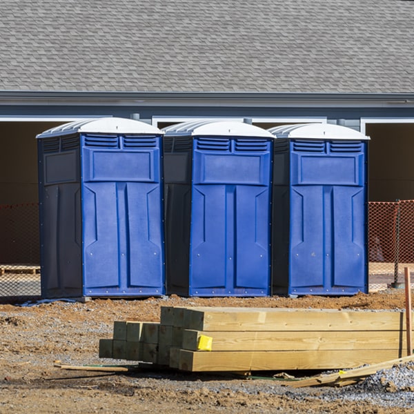 how do you dispose of waste after the porta potties have been emptied in Galen